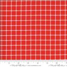 Moda On The Farm by Stacy Iest Hsu 20707 16 Red Plaid COTTON