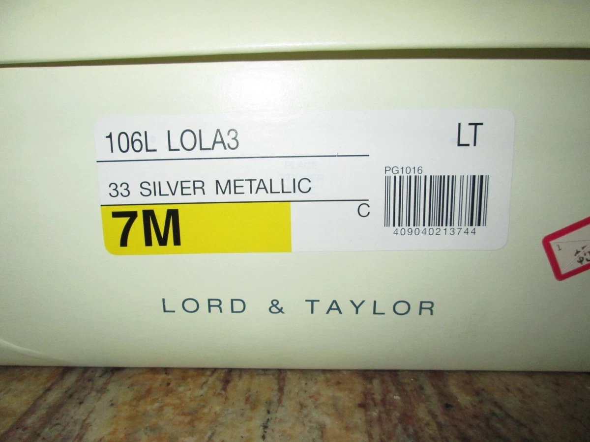 Lord and taylor silver dress shoes sales
