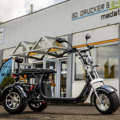 Madat Madat A CP-3 Elektroroller E Scooter Chopper Dreirad 10 Zoll 45Km/H 40 ...