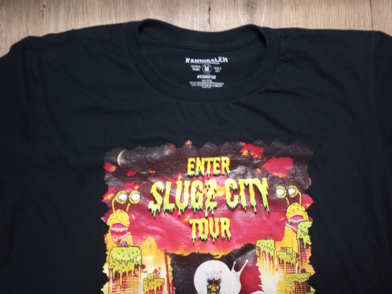 Men's Medium Dj Snails Slugz City Tour T Shirt Short … Gem