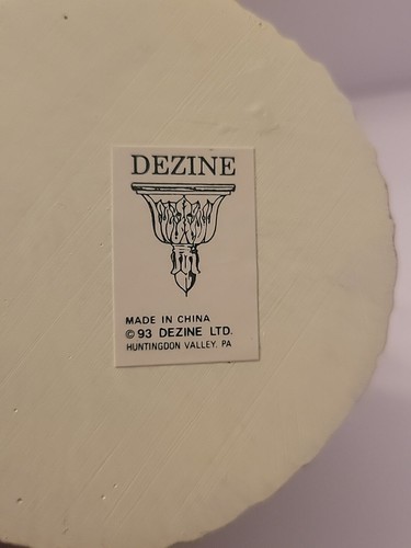 Vintage '93 Dezine Mouse Cottage Teapot Hand Painted Collectible Trinket Box - Picture 5 of 5