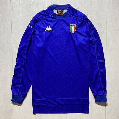 Maillot Italie Domicile 1999-2000 Kappa XL - Manches Longues - Neuf (micro Défaut)
