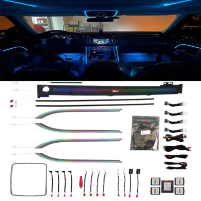 64 Color for 13-17 Range Rover Gradient Active Ambient Lighting Atmosphere Light
