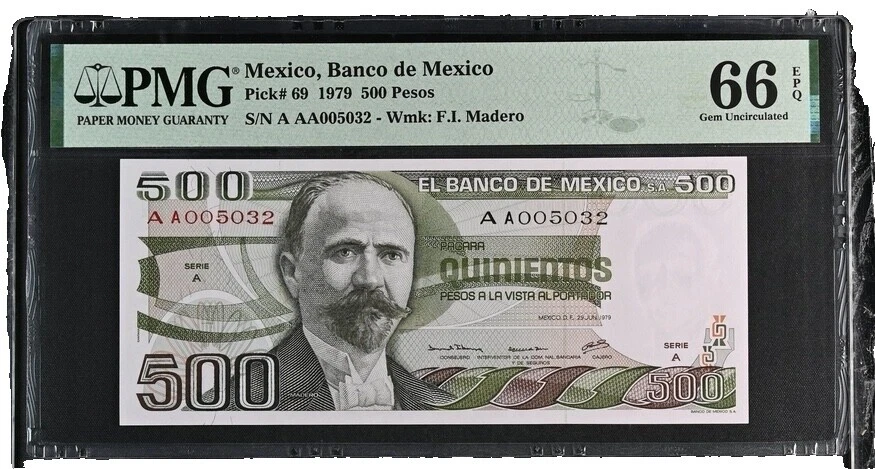 1979 Mexican Paper Money