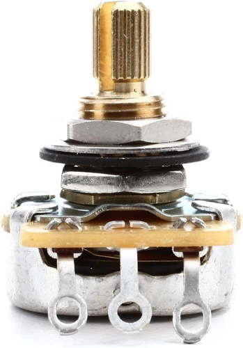 EMERSON CUSTOM CTS A250K 250K AUDIO LOGARITHMIC SPLIT SHAFT POTENTIOMETER