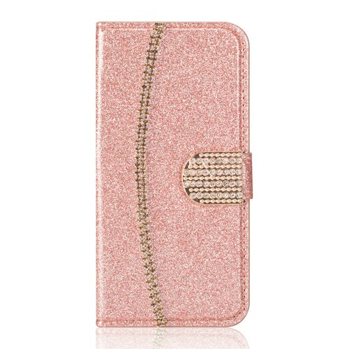 Case For Samsung S6 S7 Edge S8 S9 S10E S20 FE Bling Glitter Wallet Phone Cover - Picture 15 of 20