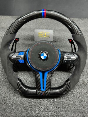 BMW Alcantara Volllenkrad, Kohlefaser unten abgeflacht, alle Modelle der F-Serie
