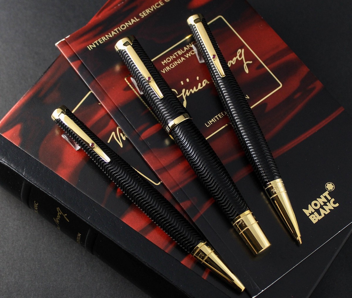 MONT BLANC ヴァージニア・ウルフ Montblanc Virginia Woolf Writers Edition 3 - Piece Set (FP, BP, MP