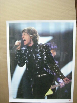 Mick Jagger Vintage Photo poster rock band 2016 The Rolling Stones 13490