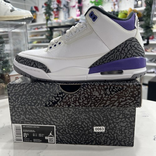 Taglia 8,5 - Jordan 3 Retro Mid Dark Iris - Foto 4 di 7