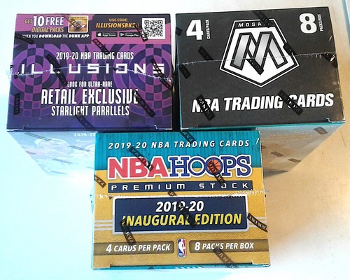 2019 PANINI PRIZMS NBA 3 BLASTER BOXES 22 PACKS POS ZION, MORANT AUTOS READ INFO - Picture 3 of 3
