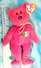OSITO - Ty Beanie Baby Mexico Bear w/ Tag - Nice 