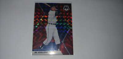 124: 2021 Panini Mosaic Reactive Red Al Kaline Detroit Tigers #106 Free Shipping