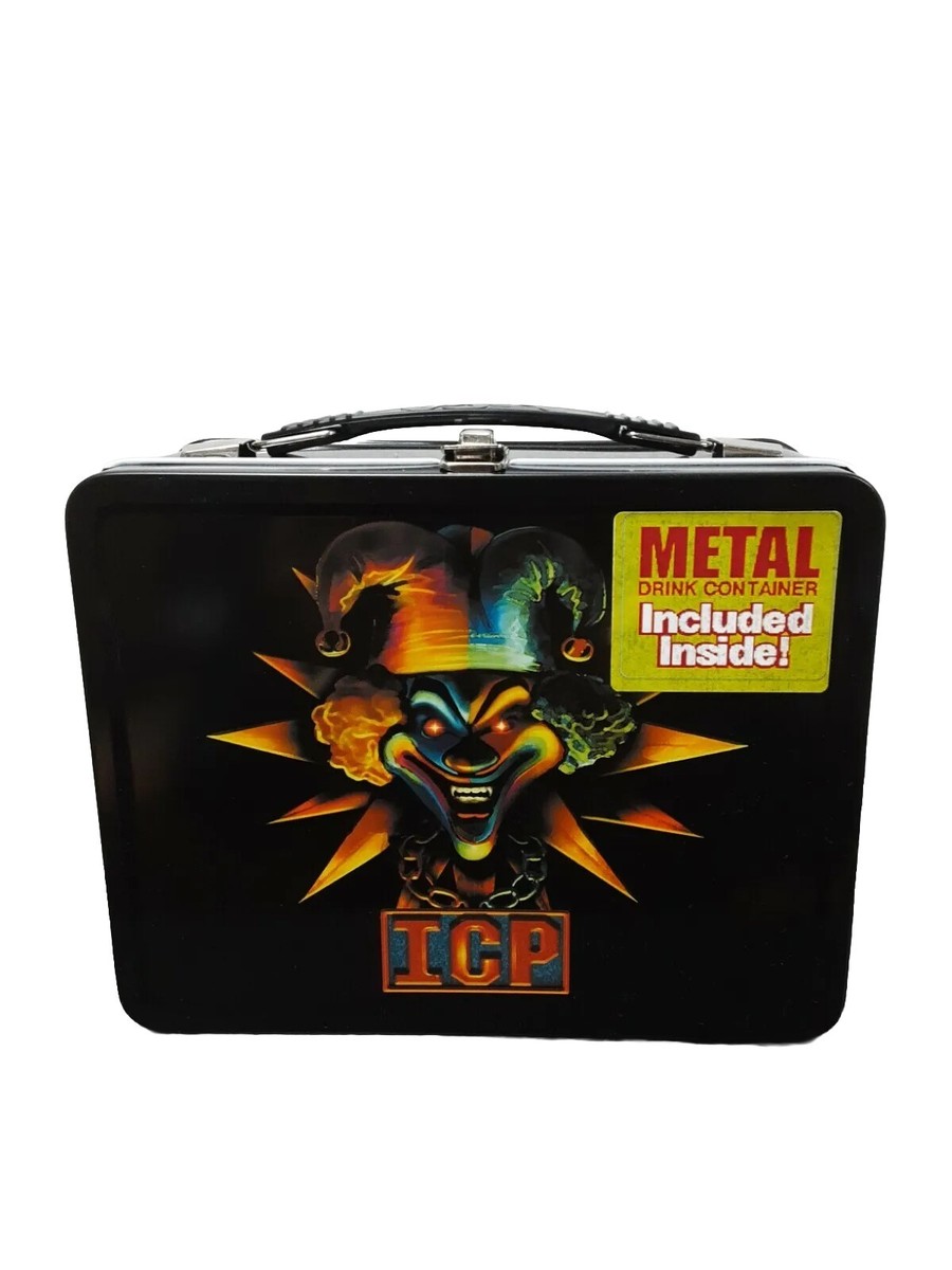 ICP Insane Clown Posse Vtg Metal Lunch Box Thermos 2001 Limited