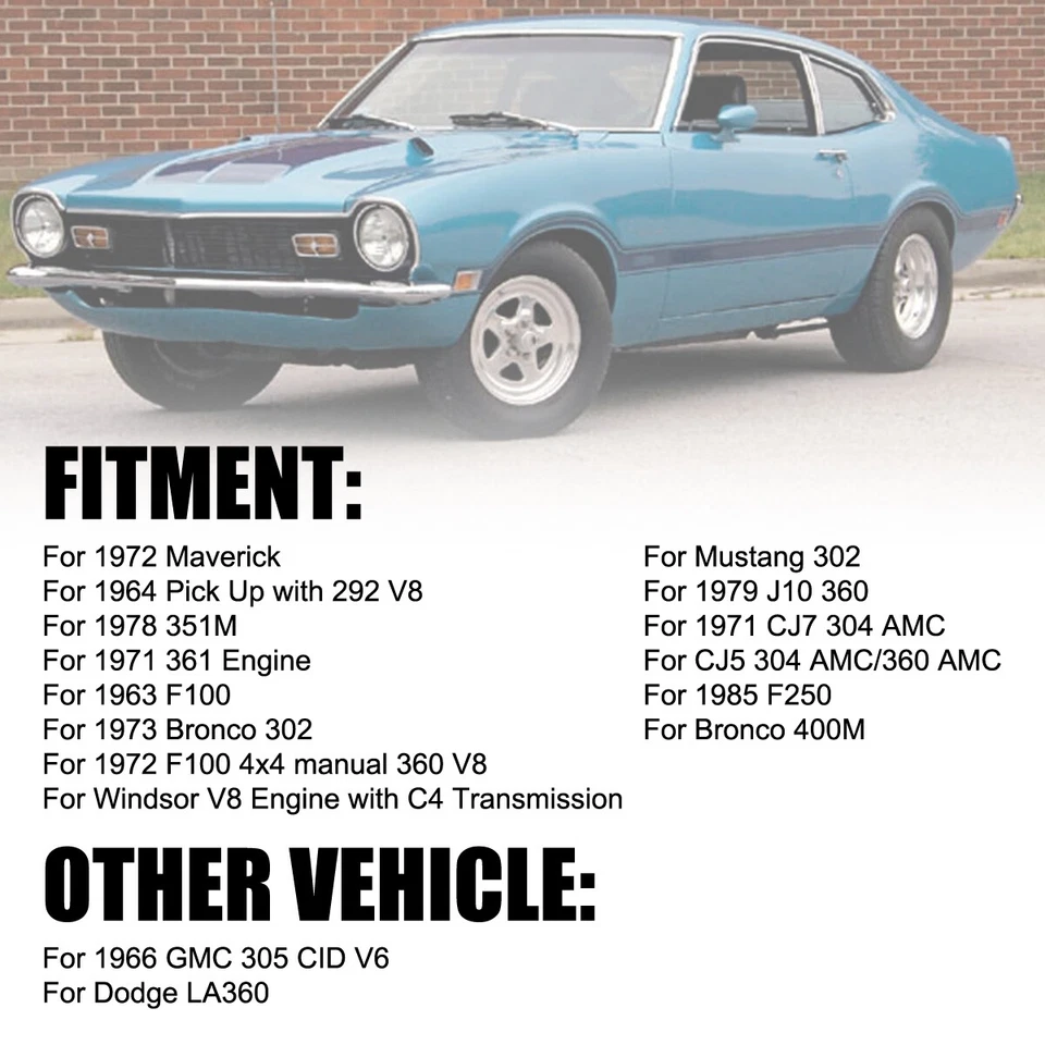 Reemplazar carburador 0-4412S compatible con obturador manual de 2 barriles 2300 500 CFM CJ5 CJ7 F100 Foto 2 de 4