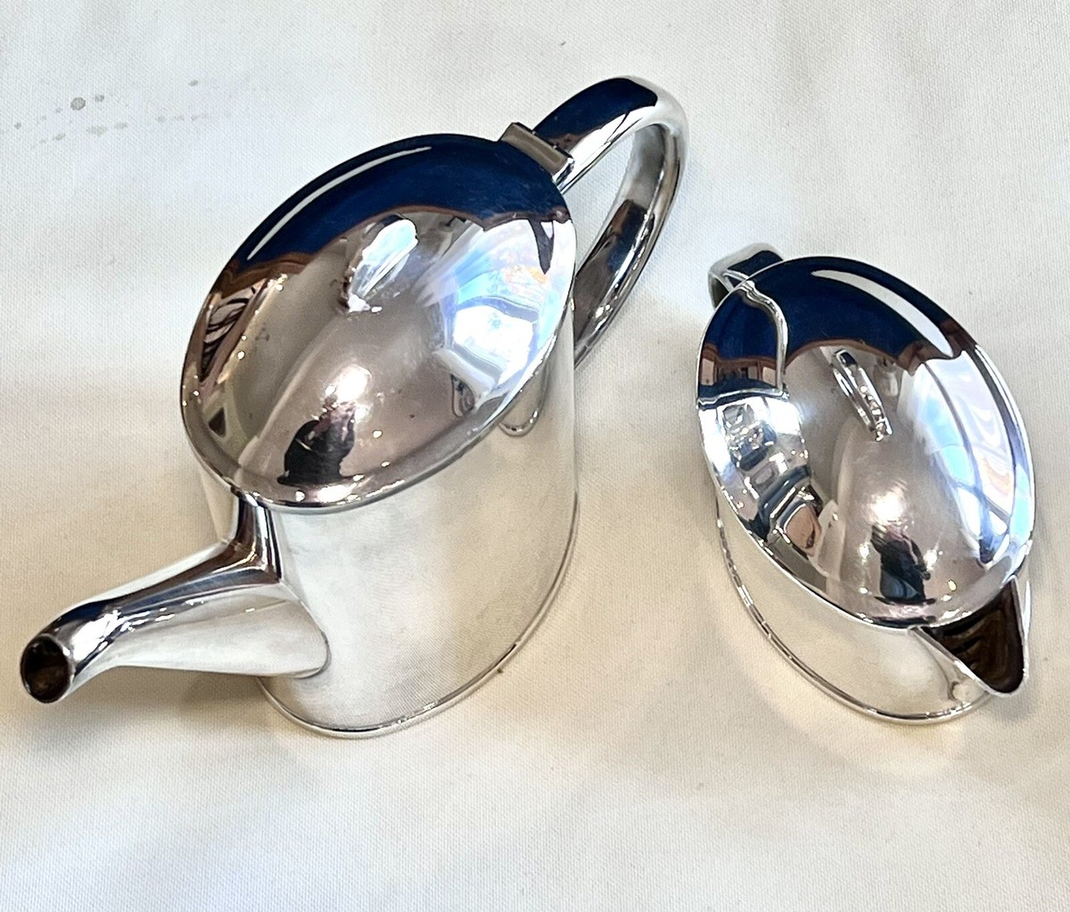 German Christoph Widmann MCM Silver Plated TeaPot And Creamer