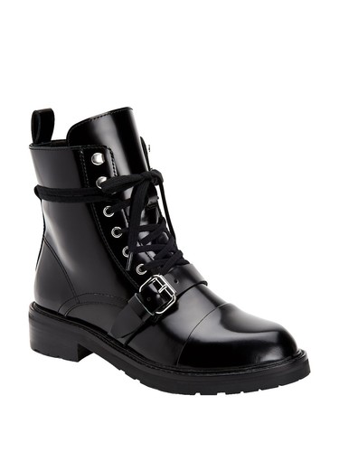 AllSaints Woody Black Leather Boots US 13 EU 46 Casual Ankle  display picture 2
