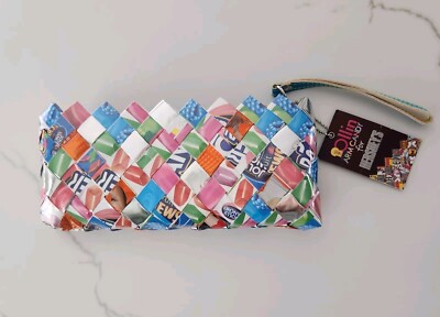 Nahui Ollin Arm Candy Wrapper Bag Wristlet Zippered Purse Movie Jolly Ranchers