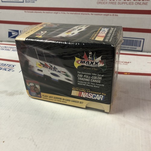 1994 FACTORY SEALED Maxx Series One 240 Cards Set + 20-card Carrer Jeff Gordon