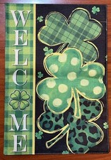 Happy St Patricks Day Garden Flag 12 x 18 Inch Saint Patrick's Decor