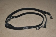 Double 2 Way Leather 5 feet Dog Leash Quality Lead Amish Made 3/4" Wide NEW