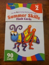 Summer Study Flash Cards Grade 2 FlashKidz 50595 Learn Teach Educational