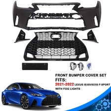 Front Bumper Cover Kit Assembly For 2021-2022 Lexus IS300 IS350 F-Sport Style