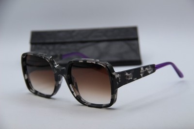 NEW PIERRE EYEWEAR BAHOLY-TOKYO NOIR TORTOISE PURPLE AUTHENTIC SUNGLASSES 52-20
