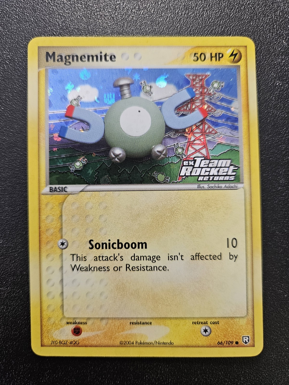 Pokemon Team Rocket Returns Magnemite Stamped Reverse Holo 66/109 EXC-NEAR MINT