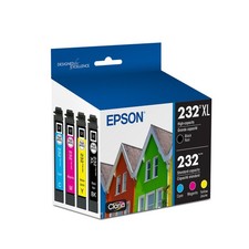 Epson 232 Claria Ink Cartridge Combo Pack T232XL-BCS Black Color