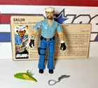 GI Joe Shipwreck 1985 v1 *NEAR COMPLETE w/File Card, No Cracks!* Vintage ARAH