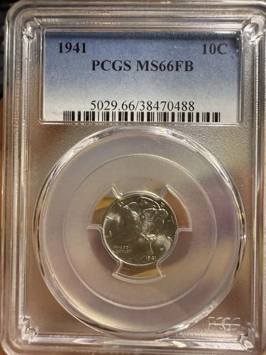 1941 Mercury Dime PCGS MS66 FB - B50065