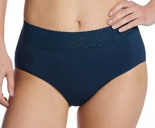 BALI Comfort Revolution Modern Seamless Jun Blue Brief Panty Womens S M L XL 2XL