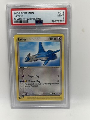 2003 Pokemon Black Star Promo #015 Latios – PSA 9 Mint | eBay