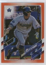 2021 Topps NPB Nippon Professional Baseball Orange Foil 7/25 Taiki Sekine 0t2