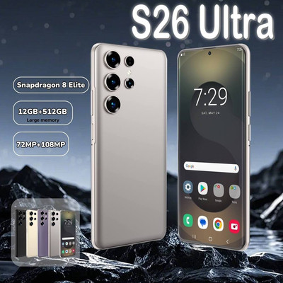 New S26 Ultra 5G Smartphone 7.3'' Factory Unlocked Android Cellphones Dual SIM