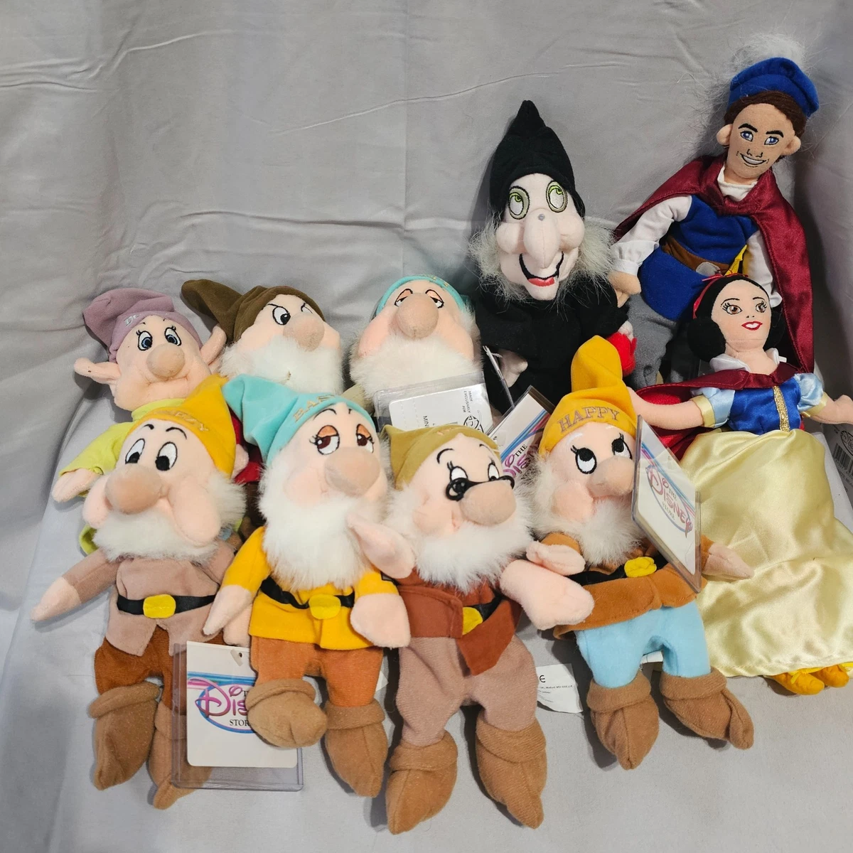 Snow White, Dwarfs Disney Plush Toys (1968-Now) for sale | eBay