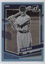 2023 Panini Donruss Holo Carolina Blue Sam Rice #164 HOF rs2