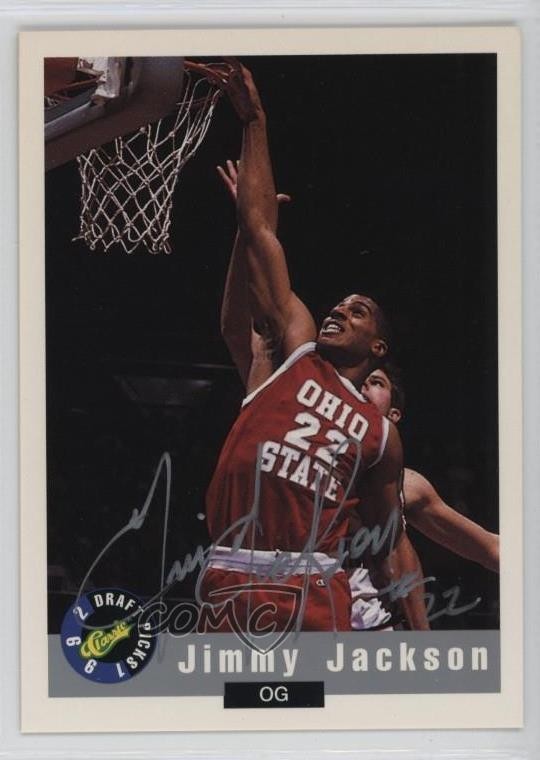 1992 Classic Draft Picks National Convention Jimmy Jackson Auto 1nf5