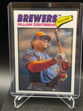 William Contreras 2026 Topps Heritage Chrome Base #214 - Milwaukee Brewers