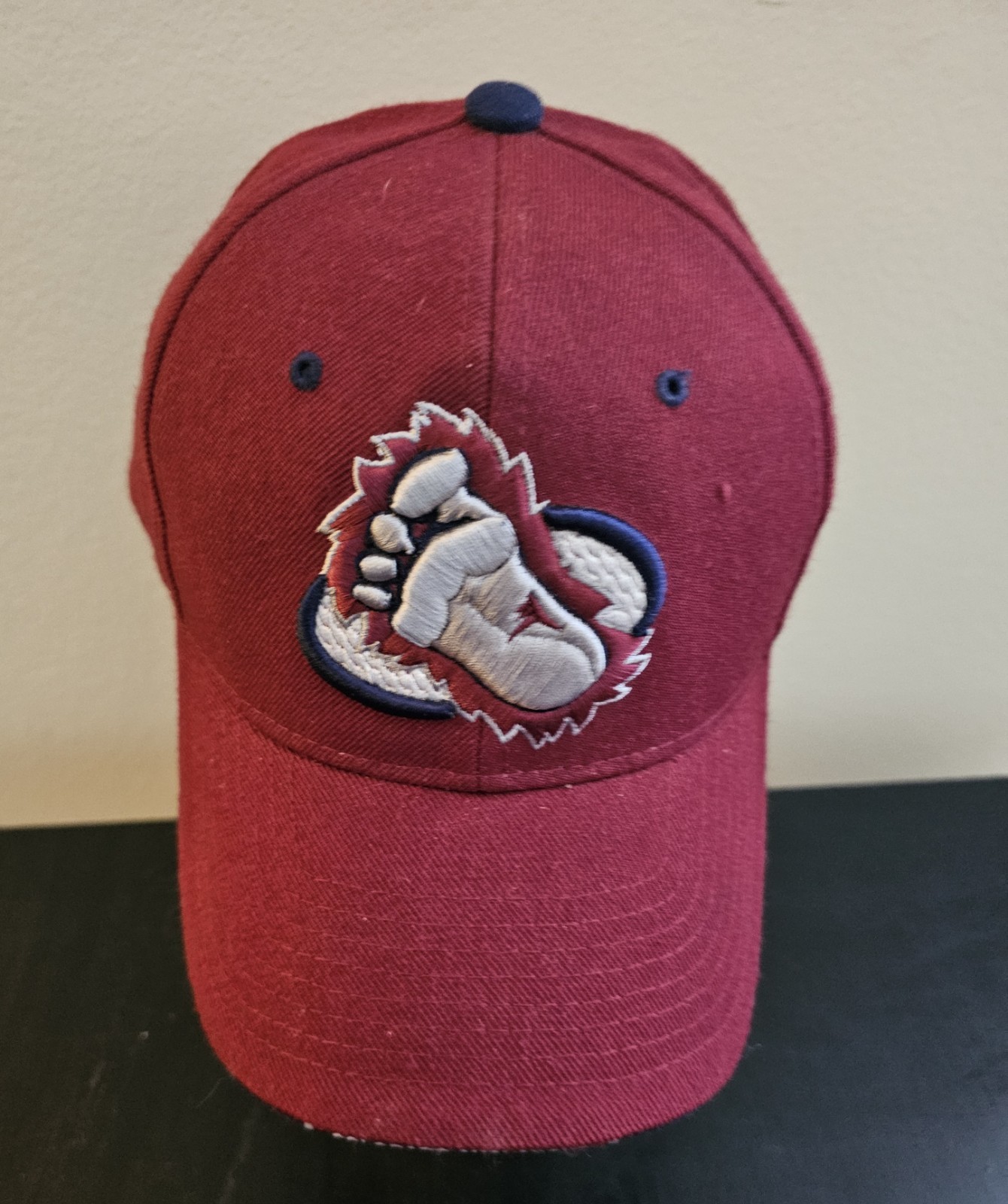 Vintage Colorado Avalanche Bigfoot Yeti Wool Z-hat Adjustable  Strap