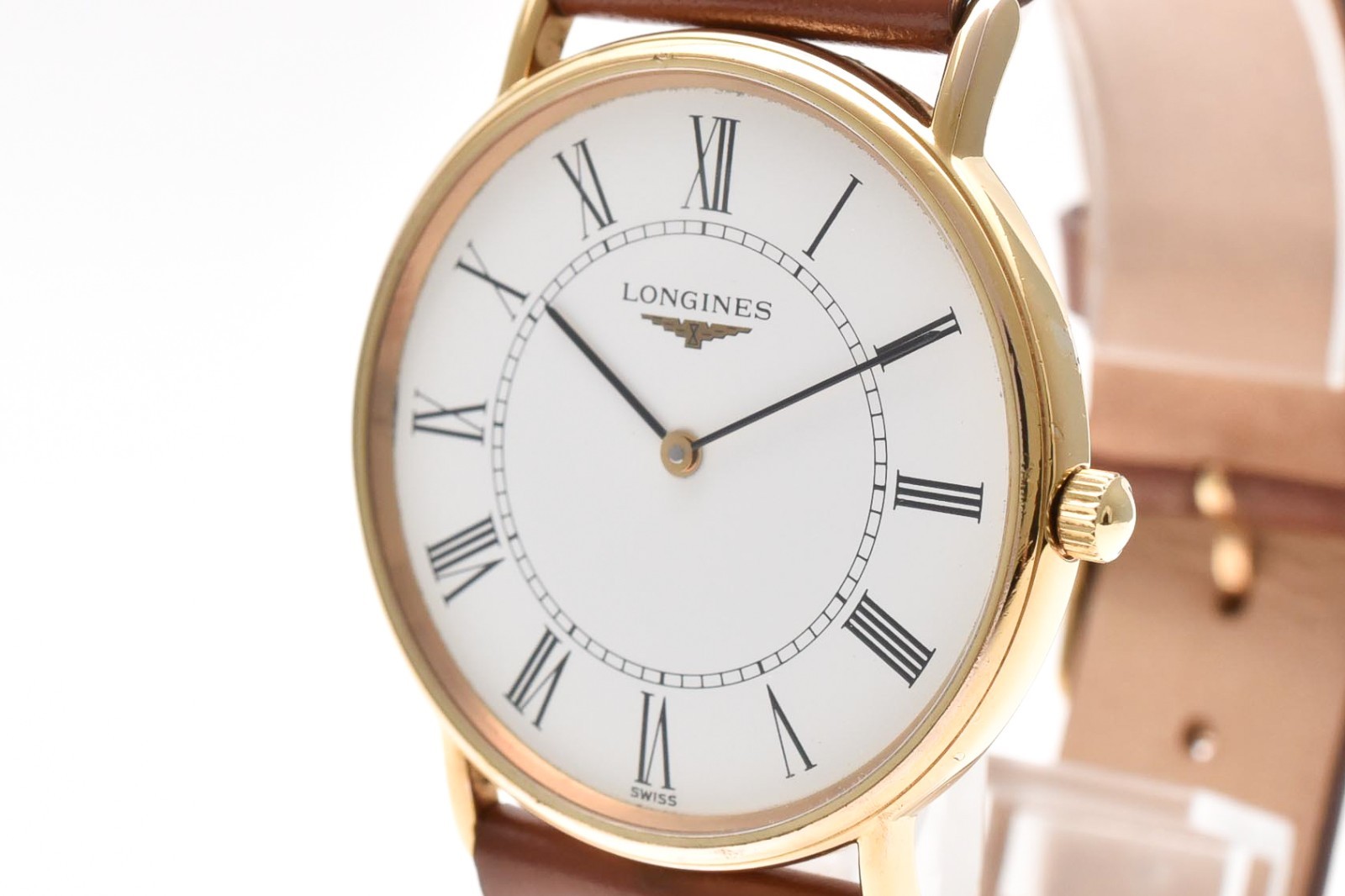 [Vintage] Longines L4.637.2 Grande Classique White Dial Quartz Men's Watch JAPAN