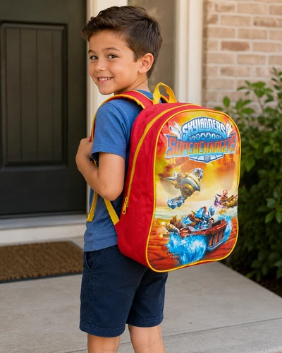 Skylanders Superchargers Kids Children Backpack School Bag SKL438D
