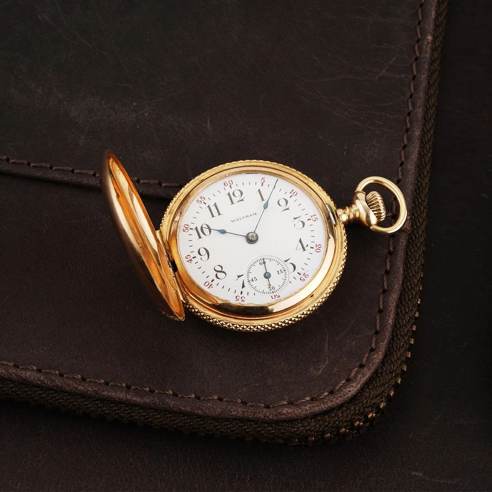 Waltham American Pocket Watch 6/0s Circa 1901 Limited Production in 14KYG - Image 2 of 4