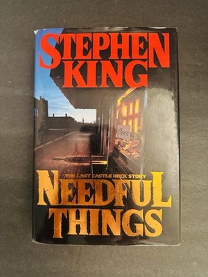 Needful Things by Stephen King 1991 True First Edition 1st Print HC Jacket 