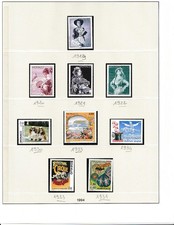 TIMBRE DE MONACO POSTE ANNEE 1994 N°1915 / 1970 MNH 56 TIMBRES (  BF 64 à 67 )