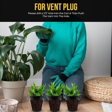 Vasi Idroponici Da Giardino - Set Di 10 Cestini In Plastica Per Coltura - Ideali Per Balcone, Orto E Germinazione - Foto 8