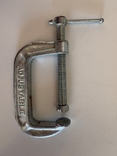 Adjustable #1420 2" C-Clamp Made in USA Vintage