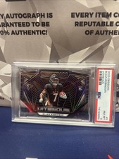 2023 Panini Obsidian Vitreous Bijan Robinson #5 Rookie PSA 8