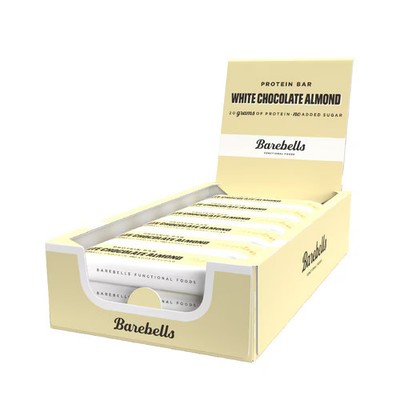 Barebells Protein Bar, 12 x 55 g Riegel, White Chocolate Almond